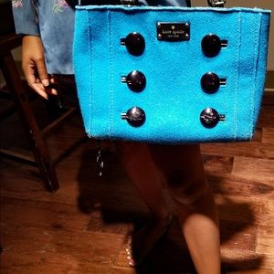 Kate Spade “pea coat” wool purse.